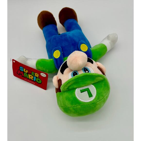 Super Mario Brothers - Mini Luigi Green Cap Plush Stuffed 9” NEW - Picture 4 of 4
